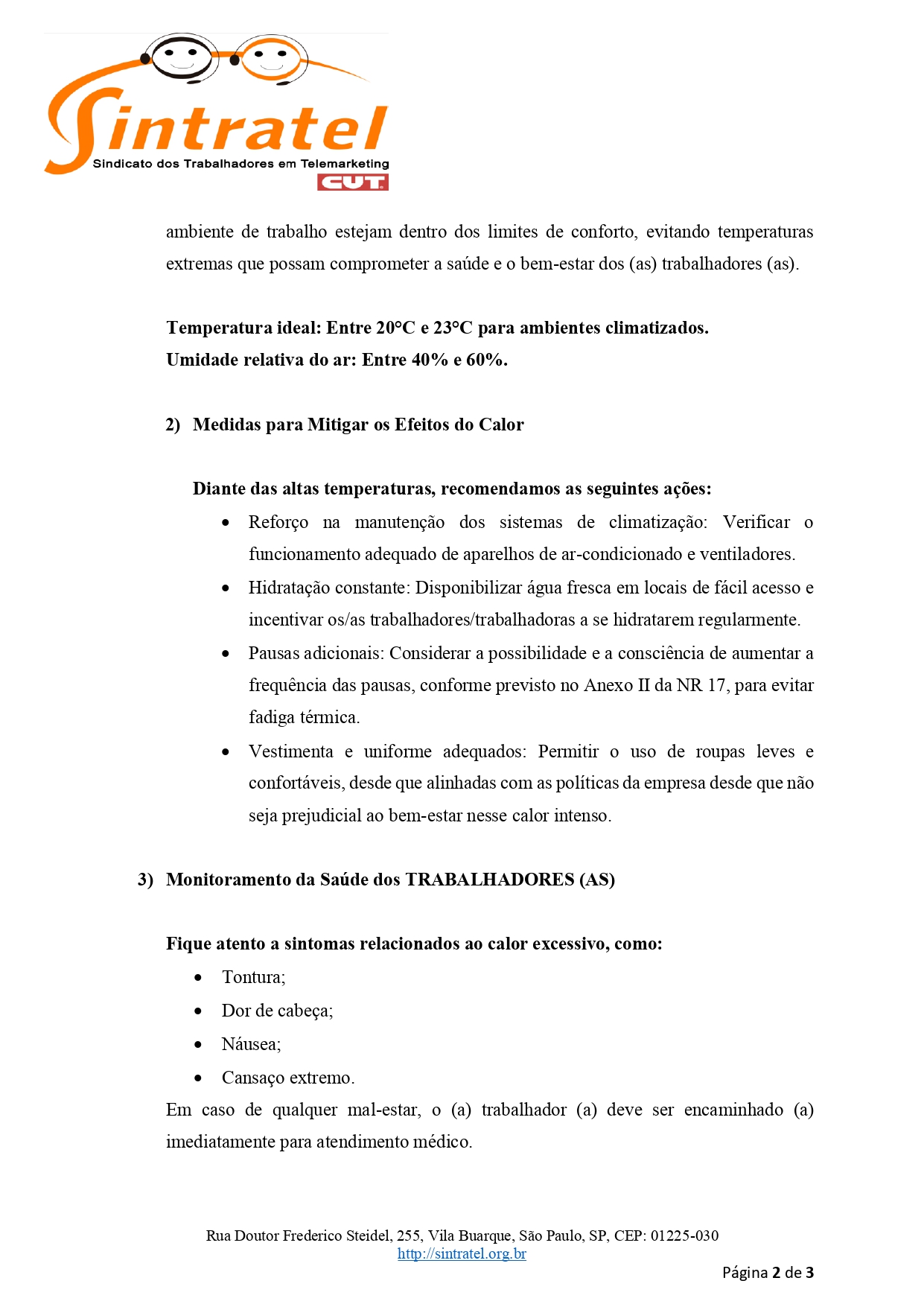 2 CIRCULAR INFORMATIVO SINTRATEL CALOR INTENSO 20FEV2025 page 0002